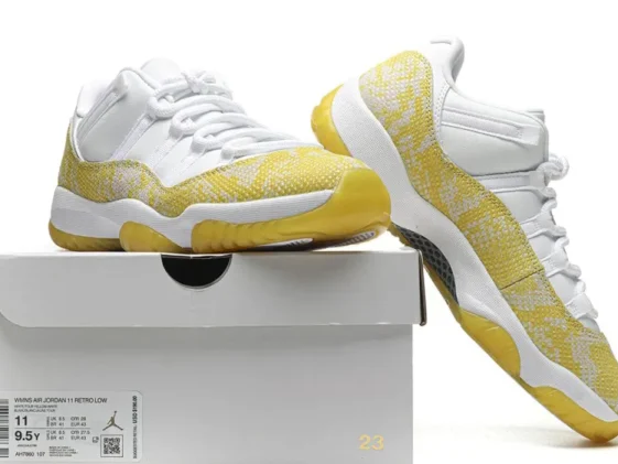 Air Jordan 11 Retro Low Yellow Snakeskin Reps