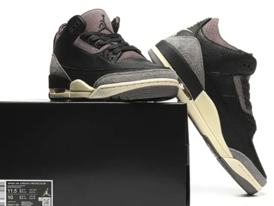 Air Jordan 3 Retro Sp A Ma Maniere Black Violet ore Reps