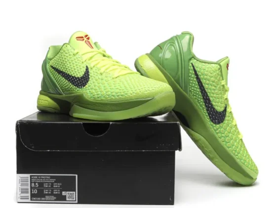 Kobe 6 Protro Grinch Reps