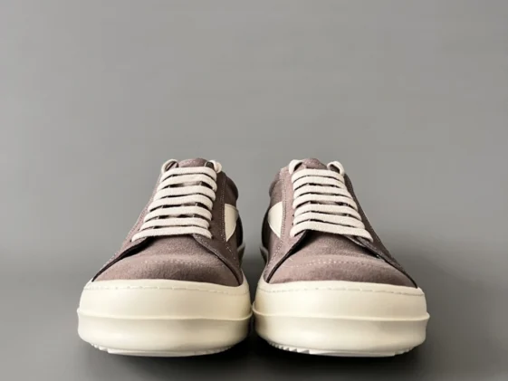 Rick Owens EDFU Suede Leather Intage Dust Milk Reps