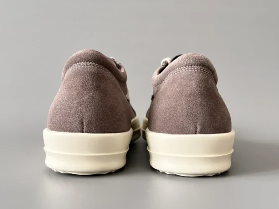 Rick Owens EDFU Suede Leather Intage Dust Milk Reps
