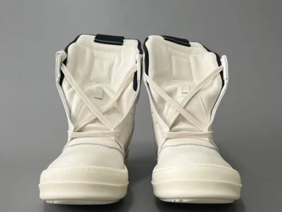 Rick Owens FW17 Glitter Geobasket Milk White Reps