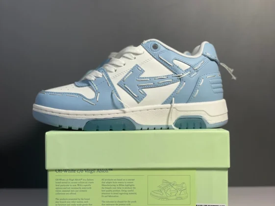 Off White Out Of Office Sartorial Stitch Blue Reps
